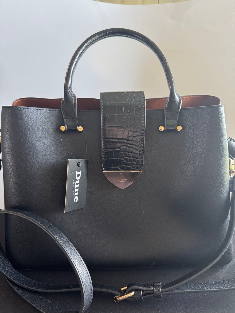 Dune London Black Purse